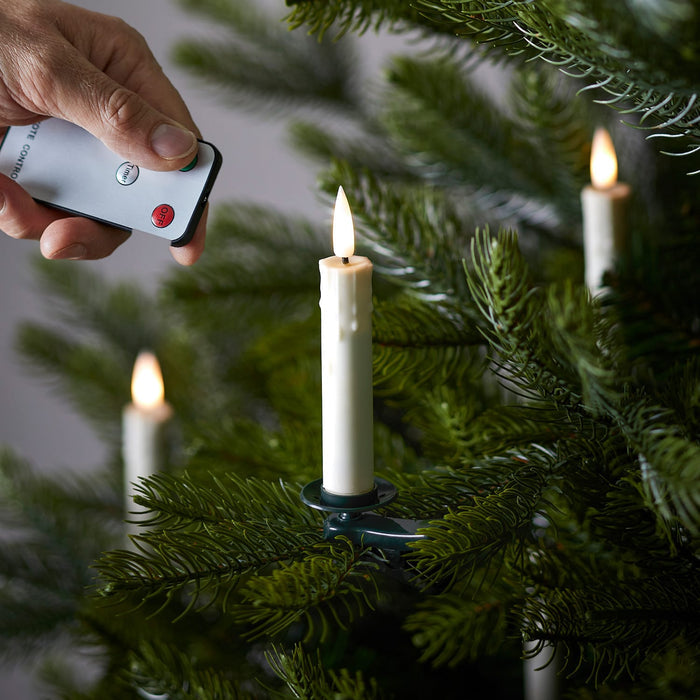 10  TruGlow® Christmas Tree Candle Lights With Remote Control