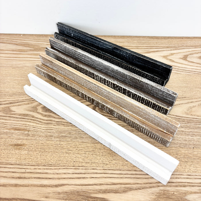 12" Wooden Ledgie for Letter Board Letters