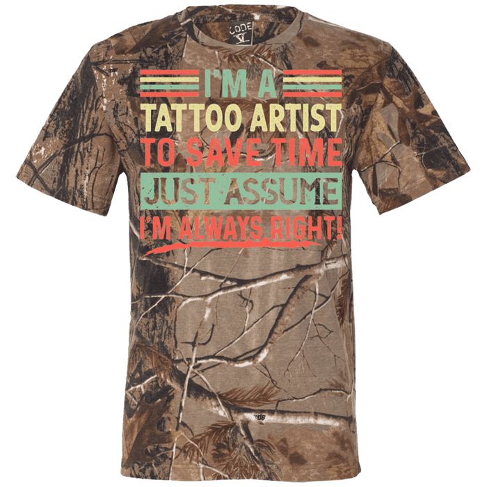 3980 Short Sleeve Camouflage T-Shirt