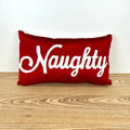 "Naughty" & "Nice" Pillow