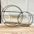 Double Circle Wall Shelf