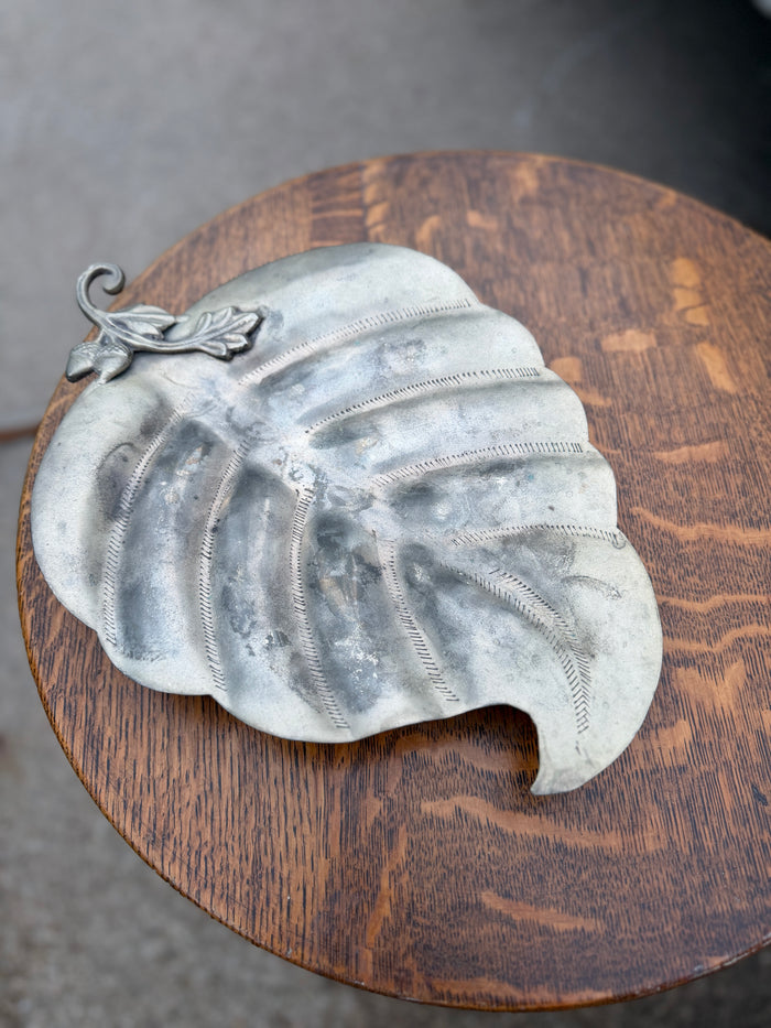 Acorn Pewter Dish