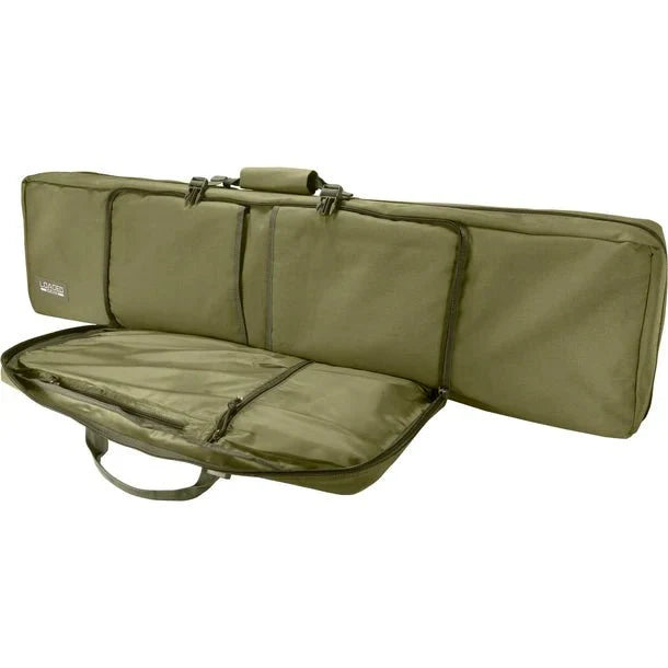 Barska BI12322 Loaded Gear 45" Tactical Rifle Bag OD Green RX-200 Front Open