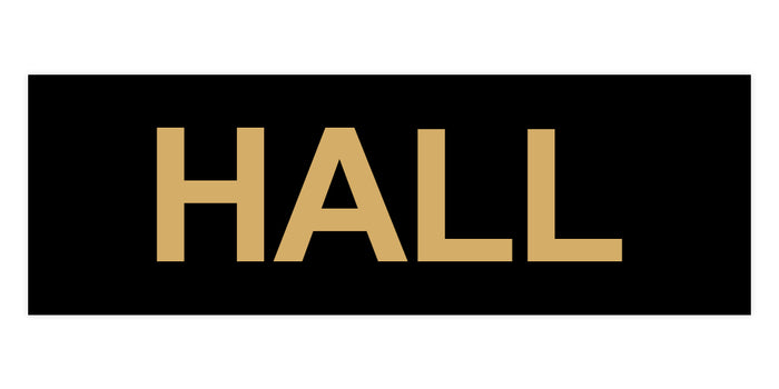Basic Hall Wall or Door Sign