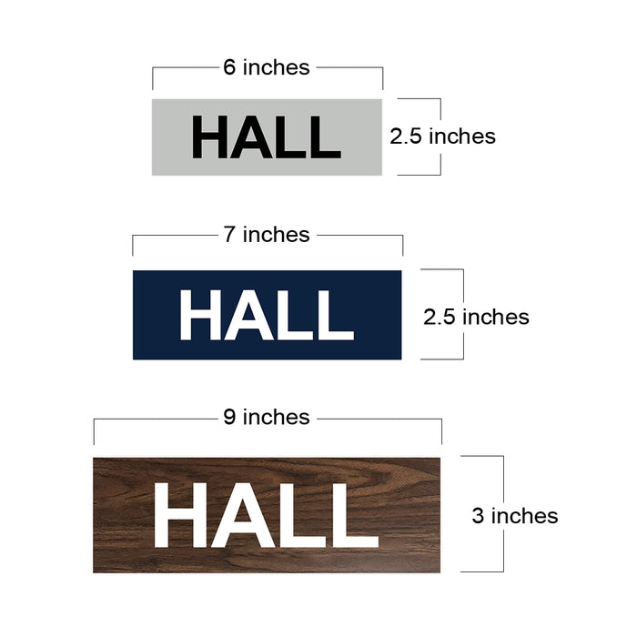 Basic Hall Wall or Door Sign