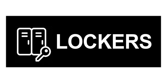 Basic Lockers Wall or Door Sign