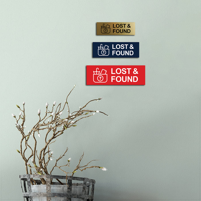 Basic Lost And Found Wall or Door Sign