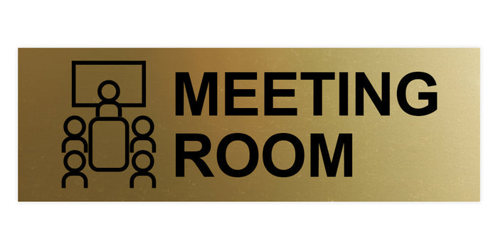 Basic Meeting Room Wall or Door Sign