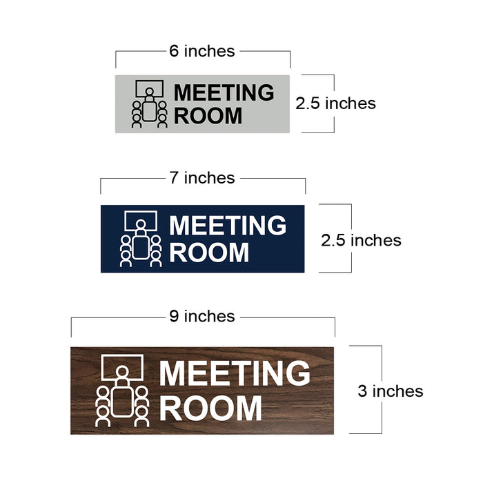 Basic Meeting Room Wall or Door Sign
