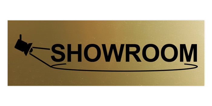 Basic Showroom Wall or Door Sign