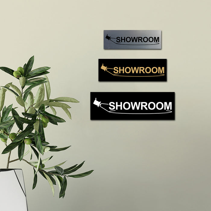 Basic Showroom Wall or Door Sign