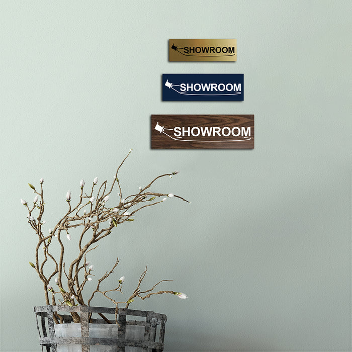 Basic Showroom Wall or Door Sign