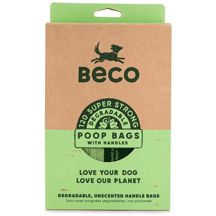 Beco - Unscented Degradable Handle Bags (120 Bags)