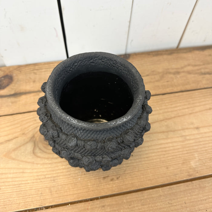 Black Knotted Vase