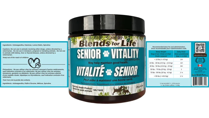 Blends For Life Senior Vitality with Ashwagandha 175g