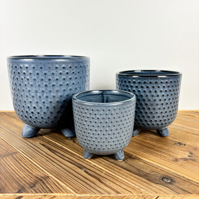 Blue Footed Pot - 3 Sizes
