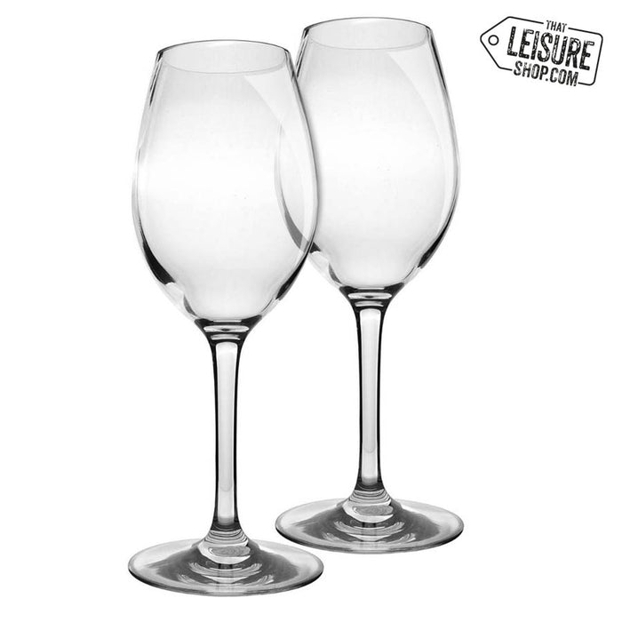 Bo-Camp - Wine Non-slip Glass | White | 330ml | 2 Pcs | BO-6101462