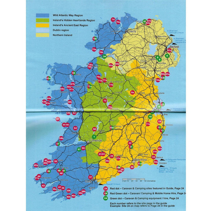 Caravan, Camping and Motorhome Guide Ireland 2026 By Vicarious Books Media