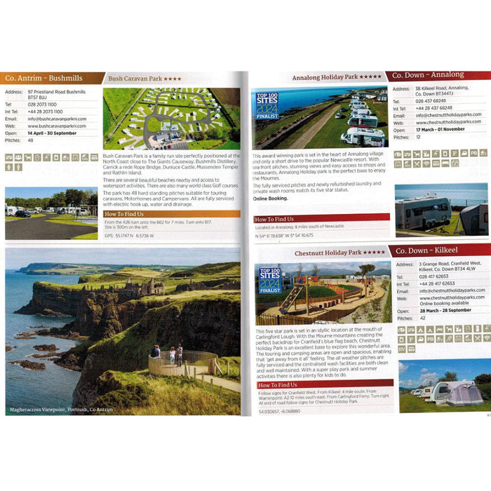 Caravan, Camping and Motorhome Guide Ireland 2026 By Vicarious Books Media