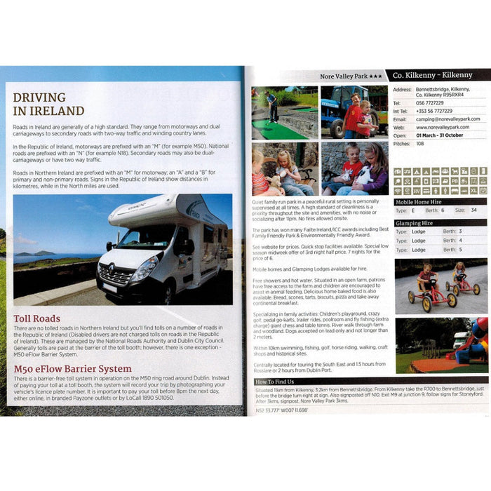 Caravan, Camping and Motorhome Guide Ireland 2026 By Vicarious Books Media