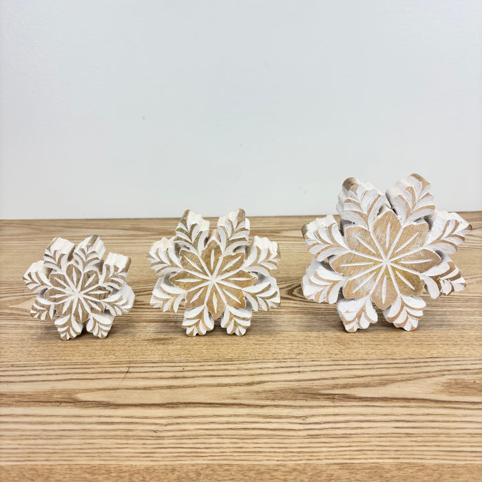 Carved Snowflake - 3 Sizes