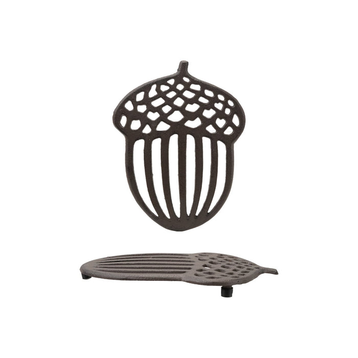 Cast Iron Acorn Shaped Trivet