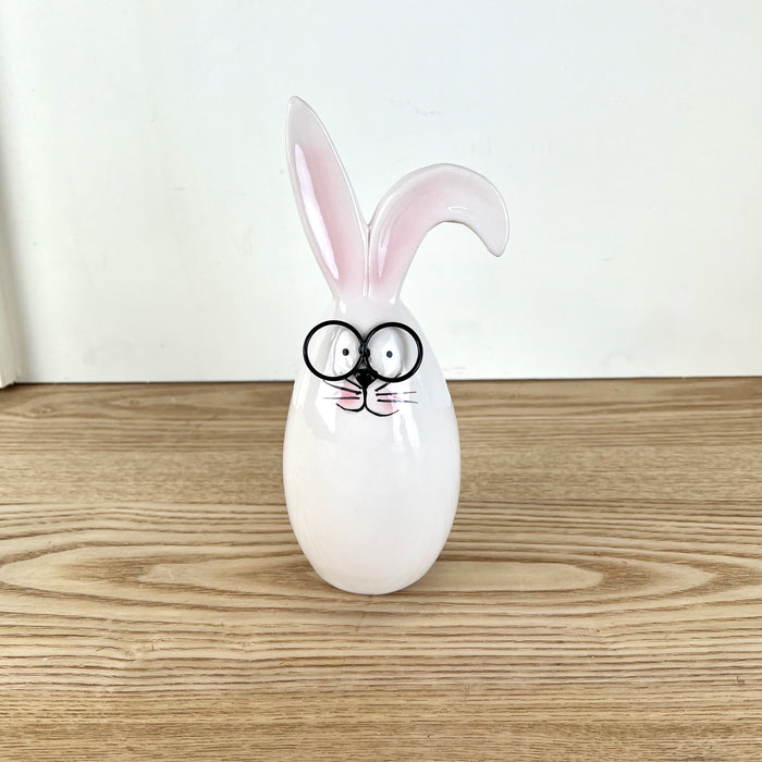 Ceramic Bunny w/ Glasses