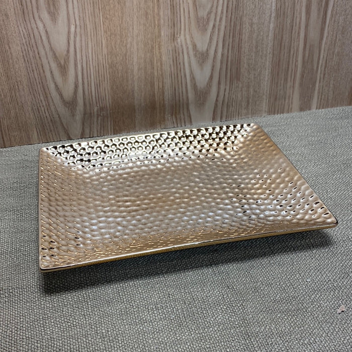 Ceramic Gold Tray