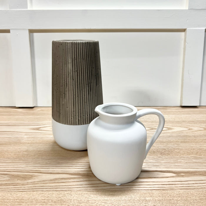 Ceramic Two-Tone Vase