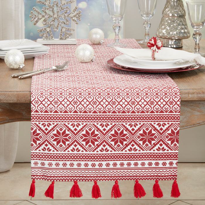 Christmas Pattern Table Runner