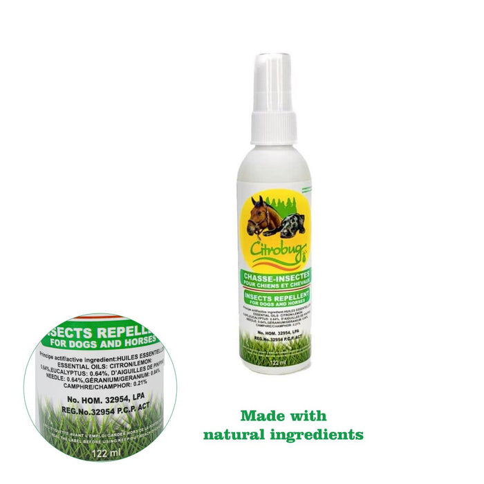 CitroBug DEET-Free Insect Repellent For Dogs & Horses