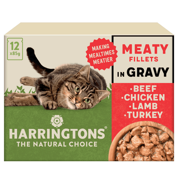 Complete Grain-Free Adult Meaty Selection in Gravy Wet Cat Food Bundle 72x85g