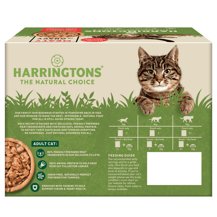 Complete Grain-Free Adult Meaty Selection in Gravy Wet Cat Food Bundle 72x85g