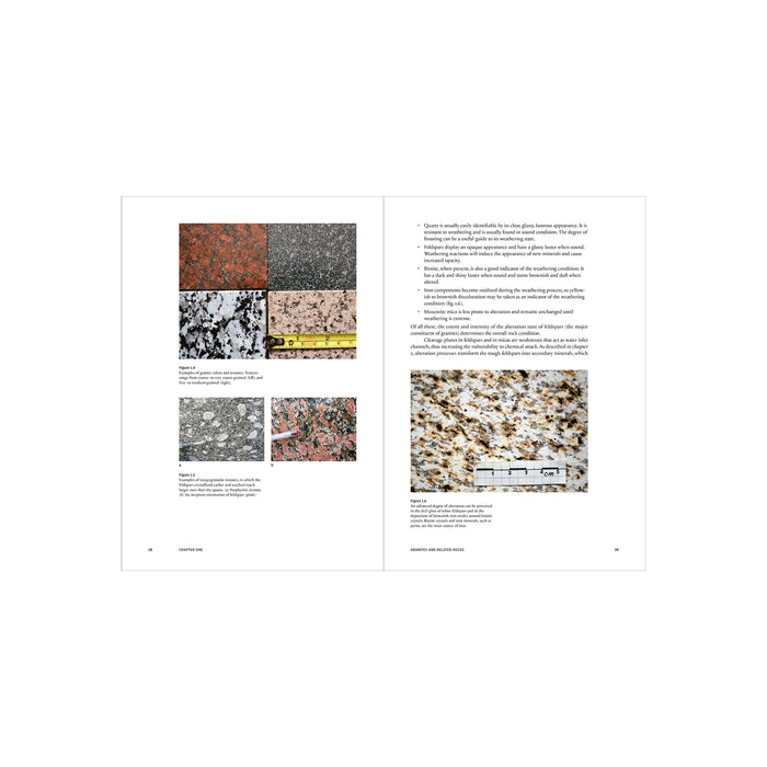 Inside page of 'Conservation of Granite in Cultural Heritage'.