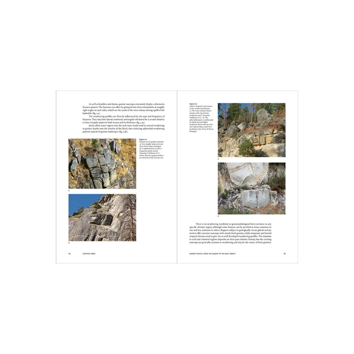 Inside page of 'Conservation of Granite in Cultural Heritage'.