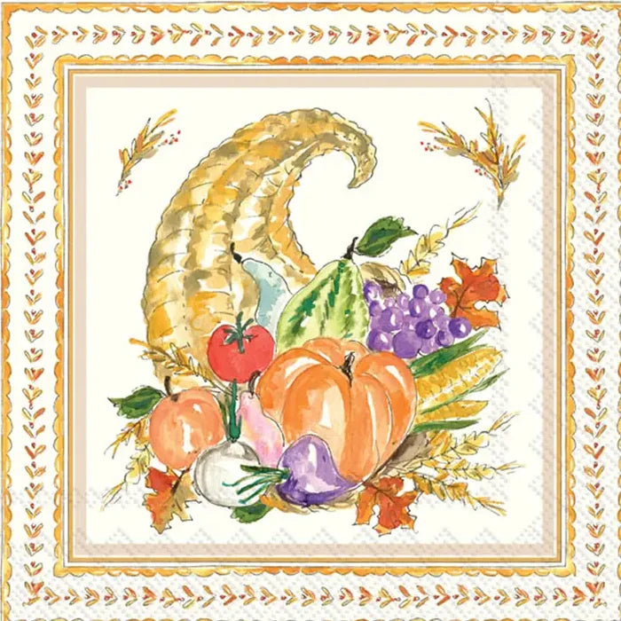 Boston International Cornucopia Cocktail Napkins