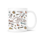 Dad Fist Bump Best Dad Ever - Personalized 3D Inflated Effect Printed Mug, Gift For Dad, Grandpa - M109