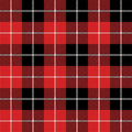 Double Sided Cotton Blanket - Holiday Plaid Red Cotton