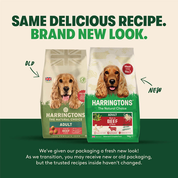 Dry Adult Dog Food Rich in Beef & Rice 4kg