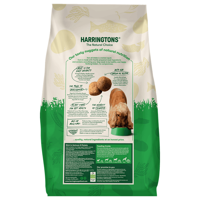 Dry Adult Dog Food Rich in Salmon & Potato 12kg