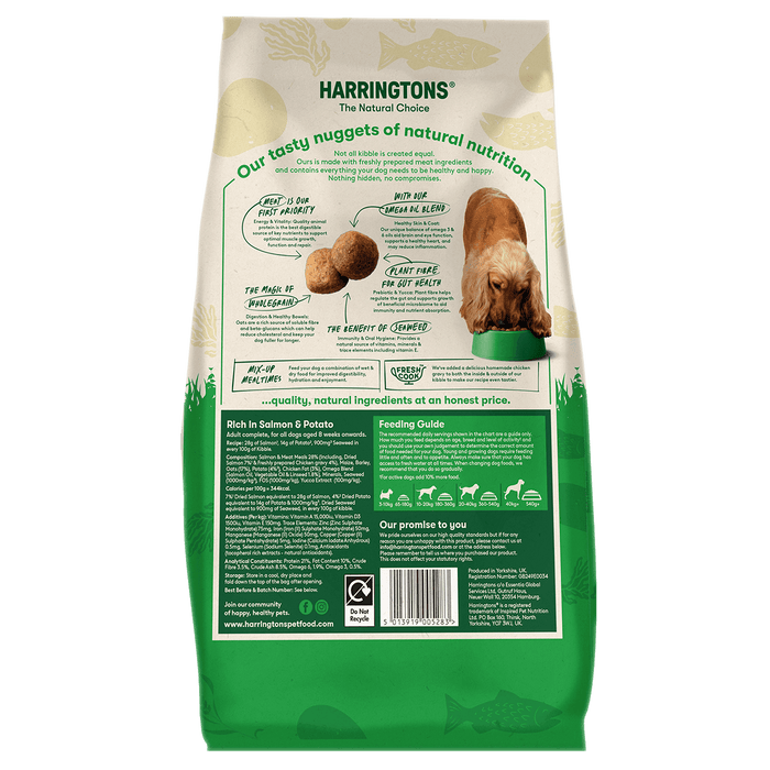 Dry Adult Dog Food Rich in Salmon & Potato 1.7kg