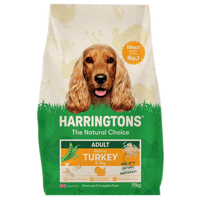 Dry Adult Dog Food Rich in Turkey & Veg 15kg