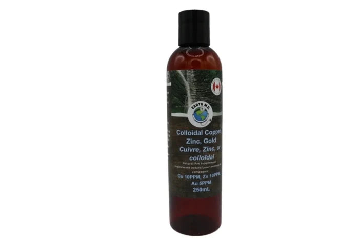 EARTHMD - Colloidal Copper & Zinc & Gold - 250ml