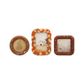 Embroidered Photo Frame with Floral Pattern, 3 Styles
