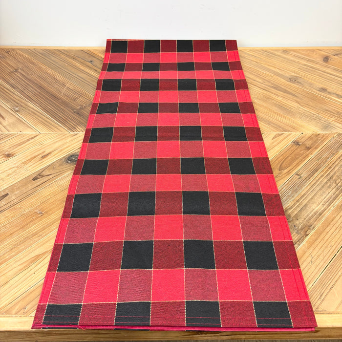 Festive Plaid Table Runner