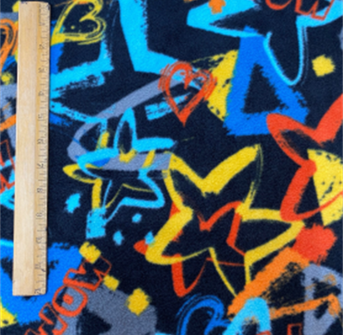 BSR/Graffiti Black/Orange/Teal