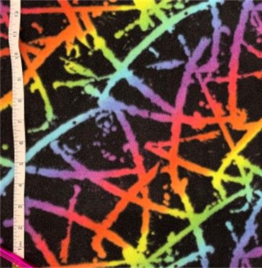 Intermediate/Paints Splatter on Black