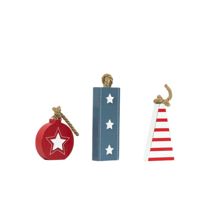 Fourth of July Shape Set of 3