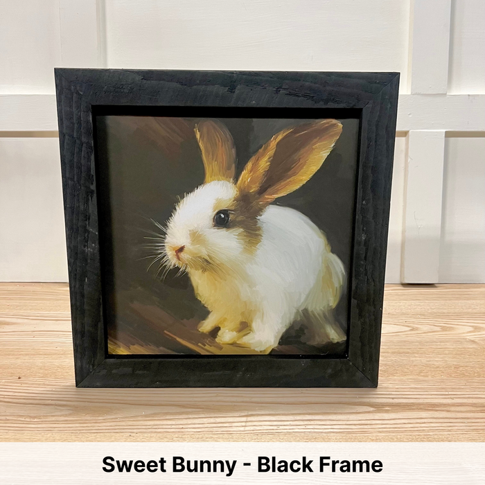 Sweet Bunny - Black Frame
