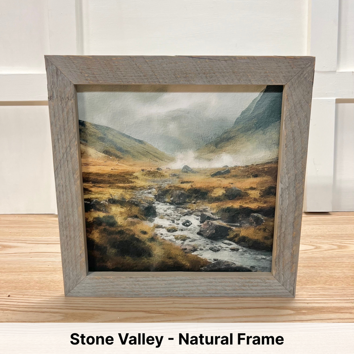Stone Valley - Natural Frame